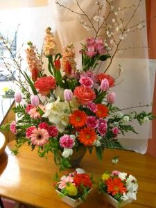 ☆　保育園の卒園式の花　☆「さくら花店　三馬店」（石川県金沢市の花屋）のギャラリー写真